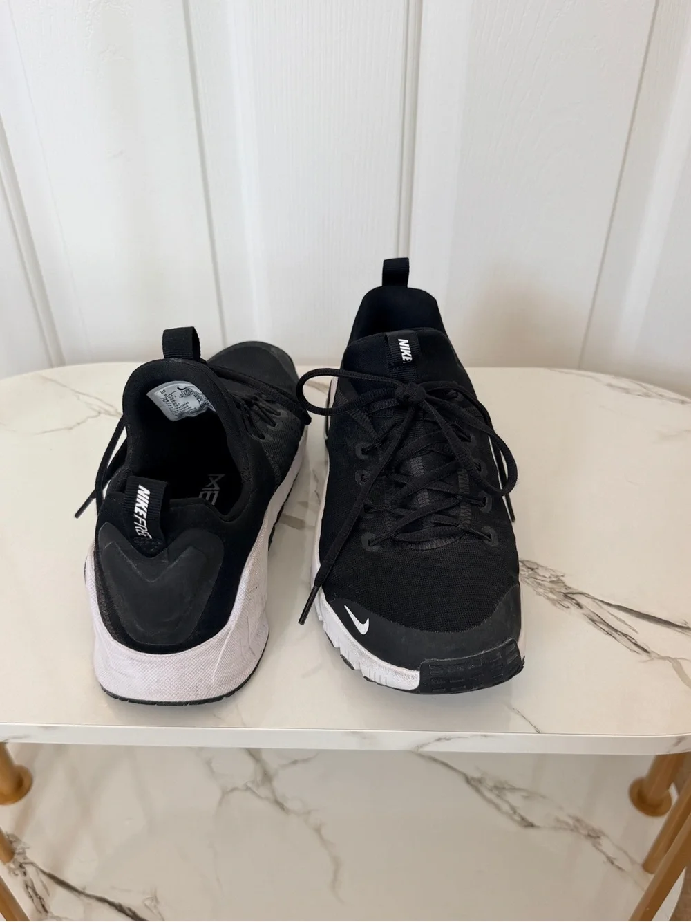 Nike Women’s Black Athletic Running Sneakers with White Sole